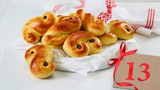 Lussekatter  13 desember  Julekalender [upl. by Bathsheba812]