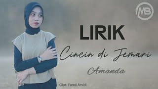 CINCIN DI JEMARIAMANDA Official Liric Video [upl. by Cavil]