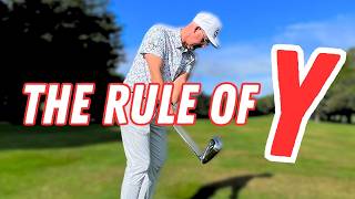 How To Swing The Golf Club Correctly With the Rule Of Y  Basic Backswing Tips [upl. by Zilvia]