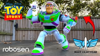 The Worlds FIRST Real BUZZ LIGHTYEAR Robosen TOY STORY Interactive Robot Review [upl. by Podvin]