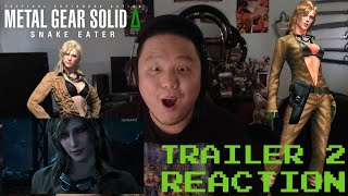 EVA METAL GEAR SOLID Δ SNAKE EATER  Official Trailer 2 REACTION [upl. by Anehsat]