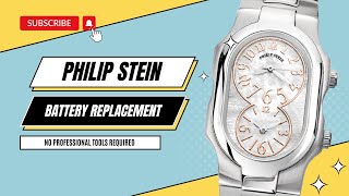 Philip Stein  Battery Replacement  how to Change a battery  DIY [upl. by Highams]