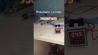 Pneumatic cylinder kese chalaye  timer switch  air cylinder  janatics air cylinder  janatics [upl. by Parker]