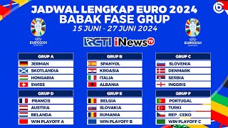 Jadwal Piala Eropa 2024 Babak Fase Grup Live Rcti  UEFA EURO 2024 [upl. by Erreid]