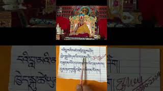 14th Dalai Lama at Menri Monastery  tibetan new song 🎶 handwriting song 🎶 🎶🌲🌺🌺 [upl. by Ardnuasak635]