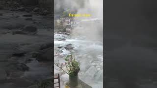 Manikaran hot water springmanikaran manaliparvatiriverhotwaterspring himachalpradesh trending [upl. by Summers826]