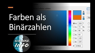 Farben als Binärzahlen  Umrechnung HexadezimalDezimalBinär [upl. by Notsniw]