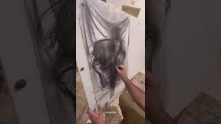 College of fine arts  drawing lessons art artistdrawing collageart cover charcoal [upl. by Storer251]