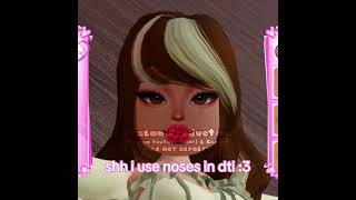 noses are so underrated tbh  dti dresstoimpress dresstoimpressedit roblox robloxedit capcut [upl. by Issie]