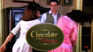 CHOCOLATE COM PIMENTA  Graça e Celina trocam tapas e saem no tapa [upl. by Weitman330]