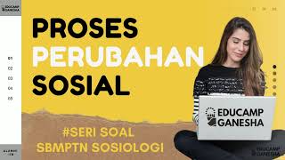 7 Soal UTBK Sosiologi  Proses Perubahan Sosial [upl. by Cargian]