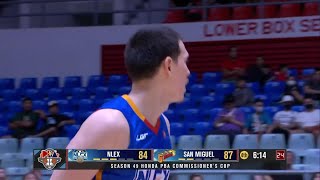 Robert Bolick WAXES HOT for NLEX vs San Miguel 🔥  PBA SEASON 49 COMMISSIONER’S CUP [upl. by Noscire]