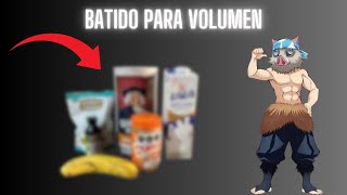 Batido para ganar peso y masa muscular [upl. by Vincentia550]