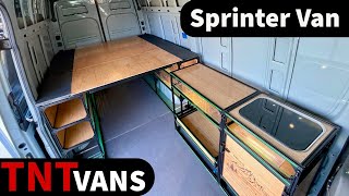 Sprinter Van Camper Conversion in 4 Hours [upl. by Aztiraj983]