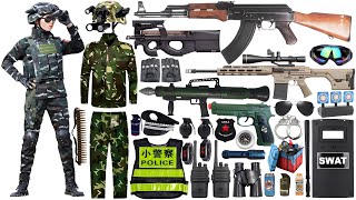 Special Forces Military Toy Gun Set Open Box AK47 M416 Rifles Rocket Launcher M24 Sniper Rifle [upl. by Joao]