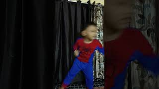 Spiderman Spiderman tune churaya Mera dil ka chain😂🤣spiderman [upl. by Nosa95]