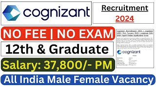 Cognizant Recruitment 2024  Work From Home Jobs  Cognizant Jobs For Freshers  Cognizant Jobs 2024 [upl. by Hayimas391]