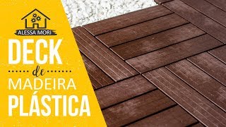 ⭐ COMO INSTALAR MINI DECKS DE MADEIRA PLÁSTICA NA VARANDA DO APARTAMENTO [upl. by Idihsar188]