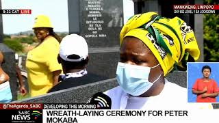 ANC Deputy President David Mabuza leads a wreathlaying ceremony for the late Peter Mokaba [upl. by Erialcyram]