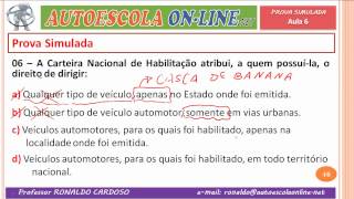 06 RESOLUÇÃO DE QUESTÕES SOBRE PROCESSO DE HABILITAÇÃO CNH PPD VEÍCULO E DOCUMENTOS [upl. by Derte853]