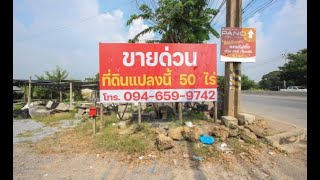 Land for Sale in Rangsit  Nakhon Nayok Road 50 Rai [upl. by Lejna577]