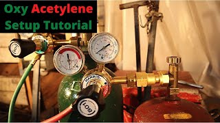 OxyAcetylene Regulator Setup Tutorial [upl. by Aicemaj775]