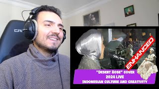 Putri Ariani  Desert Rose cover LIVE Indonesian culture and creativity 2024 Reaction [upl. by Niwre558]