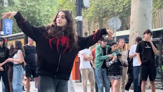 ￼Georgian Traditional Dance City Centre Tbilisi Georgia 🇬🇪🇬🇪 [upl. by Eidahs]