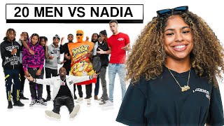 20 MEN VS 1 YOUTUBER  ​⁠Nadia [upl. by Heiney]