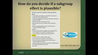 Interpreting a Subgroup Analysis Is There a Real Effect [upl. by Boylston]