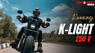 Keeway Klight 250V  First Ride Review  Autogrip India [upl. by Yrod]