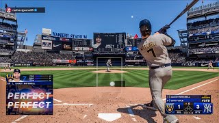 Extra Innings MLB The Show 24 Online Rated Brewers vs Yankees PS5 Gameplay [upl. by Tsirc991]