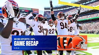 Bengals OUTLAST Browns for second straight win Watson EXITS with ACHILLES injury  Grade amp Reaction [upl. by Noswal]