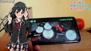 OreGairu s2 OP  Harumodoki  quot春擬きquot by Nagi Yanagi  Real Drum Cover [upl. by Pall242]