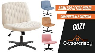 Revolutionize Your Home Office with Sweetcrispys No Wheels Cross Legged Office ChairBest 2023 [upl. by Remmos]