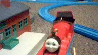 tomy thomas and friends the trouble with james remake [upl. by Yreffeg]