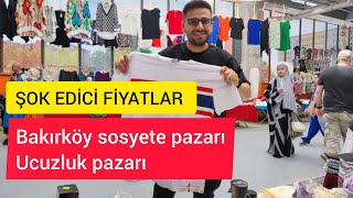 İstanbulda gidilmesi gereken bir pazar  Bakırköy sosyete pazarı  hem kaliteli hem Uygun [upl. by Ysset]