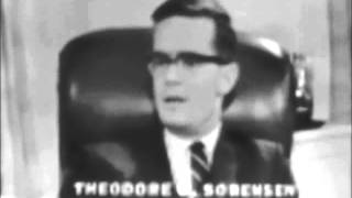 January 12 1962  Interview with Ted Sorensen President John F Kennedys Special Counsel [upl. by Sedaiuqlem]