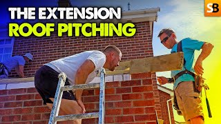 Pitching The Roof 2023 Extension Build Ep3 [upl. by Alaikim]