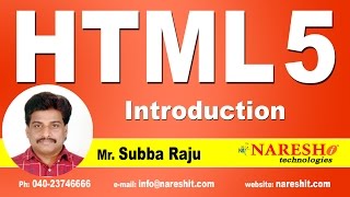 Introduction to HTML 5  Web Technologies Tutorial [upl. by Eadmund509]