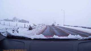 Queensbury Bradford Winter Snow March 2018 [upl. by Vidovik]