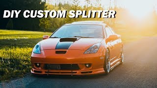 BUILDING A DIY SPLITTER FOR MY CELICA [upl. by Htrahddis]