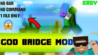 HOW TO DOWNLOAD GOD BRIDGE MOD  MINECRAFT MOD  GOD BRIDGE MOD [upl. by Ecnirp334]