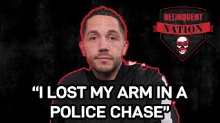 Chris talks about growing up losing his arm in a police chase amp his experience in prison [upl. by Booze]