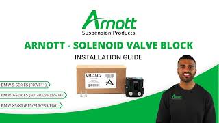 Arnott Solenoid Valve Block Installation Video for BMW 5Series 7Series X5 and X6 [upl. by Penn]