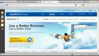 DESCARGAR MAXTHON 3 EL MEJOR NAVEGADOR [upl. by Allcot]