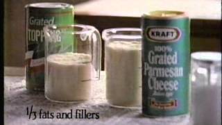 Kraft 100 Grated Parmesan Cheese Commercial  1990 [upl. by Foscalina]