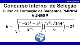 Curso de Formação de Sargentos PM 2014 Concurso Interno – VUNESP [upl. by Ailedo]