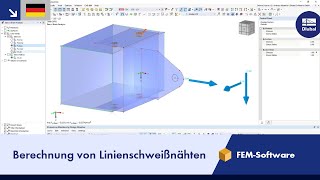 Berechnung von Linienschweißnähten [upl. by Burnley977]