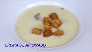 CREMA de APIONABO 🧅🥔 sabor y elegancia Zellerkrémleves  SABORES DE HUNGRÍA [upl. by Berneta]